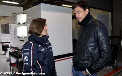 Toto Wolff monte encore en grade chez Williams
