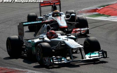 Schumacher a dépassé les bornes selon Webber