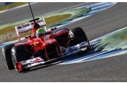 Ferrari satisfaite de son premier jour
