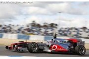 Button sets the pre-season test pace