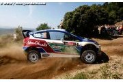 Hirvonen holds third in Sardinia