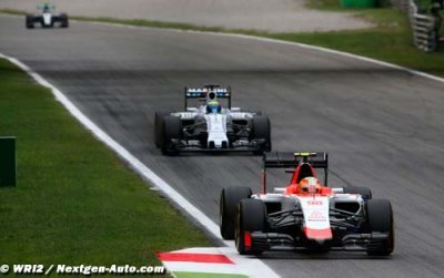 Les deux Manor sont à l’arrivée