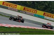 Une bonne journée pour les Lotus de Raikkonen et Grosjean