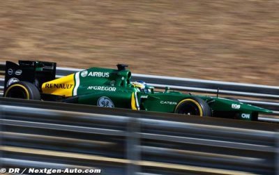 Caterham compte sur la course