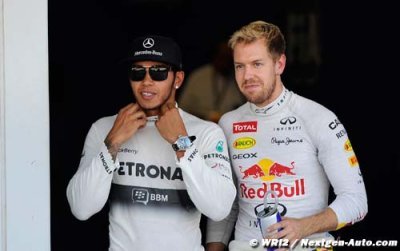 Hamilton et Rosberg&nbsp;: les Red Bull sont trop rapides