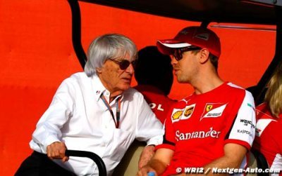 Ecclestone prédit au moins un titre pour Vettel avec Ferrari