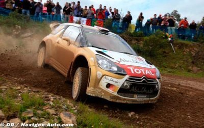 Kris Meeke stays on the pace in Australia