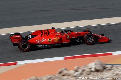 Bahreïn, Jour 2&nbsp;: Vettel en tête à la mi-journée, Russell troisième sur la Mercedes