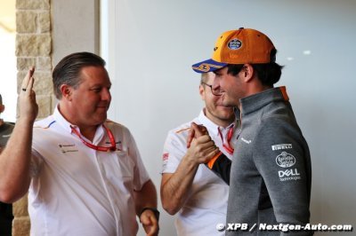 Sainz a impressionné Brown, qui le voit réussir chez Ferrari