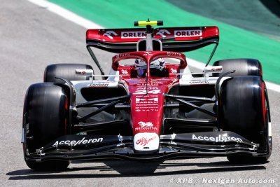 Alfa Romeo F1&nbsp;: Une place gagnée lors du Sprint pour Zhou et Bottas