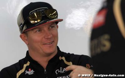 Räikkönen satisfait de son rythme et de sa position