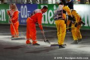 Drivers unhappy after Las Vegas GP oil spill