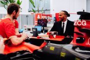Photos - La 1ère journée de Lewis Hamilton chez Ferrari à Maranello