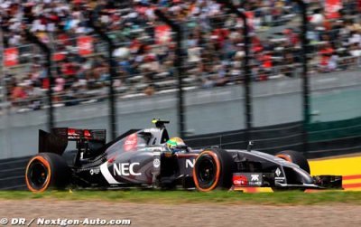 Gutiérrez et Sutil espèrent de la pluie en course