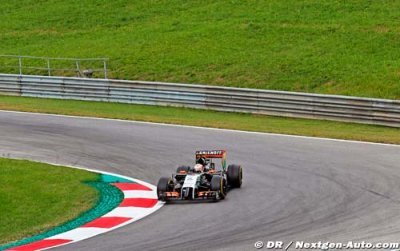 FP1 & FP2 - Austrian GP report: Force India Mercedes