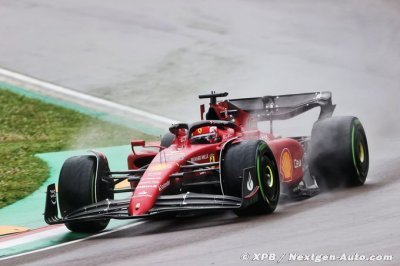 Imola, FP1: Leclerc quickest in wet first practice for Emilia Romagna GP