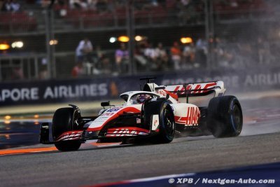 Haas F1&nbsp;: Magnussen entre en Q3 à Singapour, Schumacher 13e