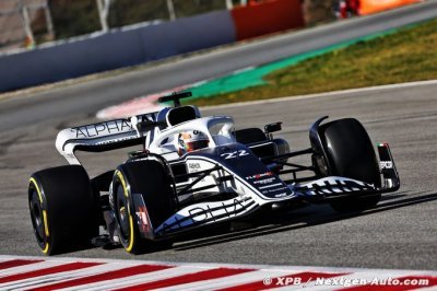 Une première journée productive pour Tsunoda et AlphaTauri à Barcelone