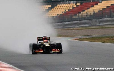 Interview de Romain Grosjean après Barcelone