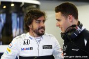 Alonso ne craint pas la rivalité avec Vandoorne
