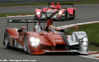 Timo Bernhard and Dindo Capello in third place