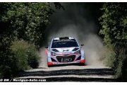 Paddon le plus rapide du shakedown en Espagne