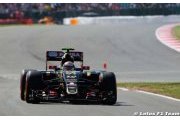 Grosjean a peu roulé aujourd'hui...