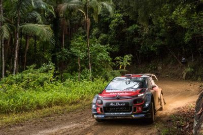 An anoying end to the season for the Citroën C3 WRCs