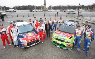 Sébastien Loeb a testé une Ford Focus RS WRC en 2005