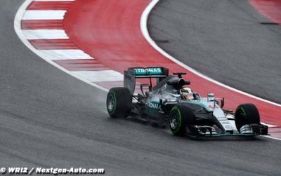 Austin, L3&nbsp;: Hamilton devance Vettel et Hulkenberg sous la pluie