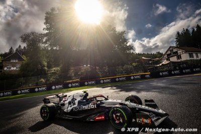 Onzième, Tsunoda salue ’le grand pas en avant’ d’AlphaTauri