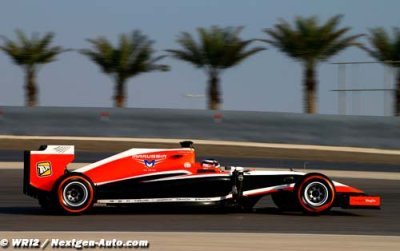 Chilton a entrevu un bon potentiel sur la Marussia MR03