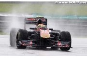 Alguersuari sort la tête de l'eau à Suzuka