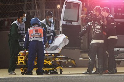 Romain Grosjean envoie un message rassurant depuis son lit d’hôpital