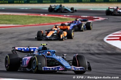 Alpine F1&nbsp;: Deux points ’positifs’ pour Gasly lors du Sprint