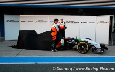Force India dévoilera ses nouvelles couleurs à 16h00