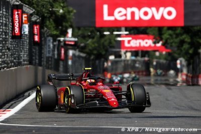 Sainz a été lâché par l’hydraulique de sa F1 à Bakou