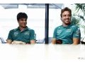 Alonso se dit 'surpris' par le niveau d'engagement et de motivation de Stroll