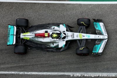 Hamilton compare la Mercedes W13 à sa McLaren de 2009