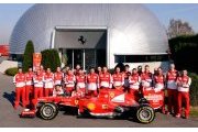 La Scuderia Ferrari est la plus rapide dans les stands