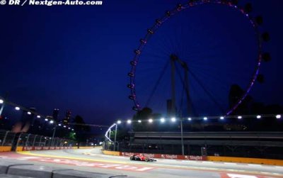 Une seule zone de DRS pour le GP de Singapour