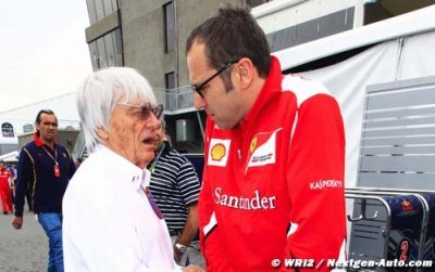Ecclestone pense que Vettel est trop jeune pour Ferrari
