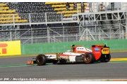 Broken brake disc hampered Narain Karthikeyan in qualifying