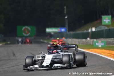 Une bonne vitesse de pointe et un Gasly survolté chez AlphaTauri