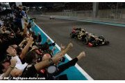 Renault Sport salue la victoire de son partenaire Lotus