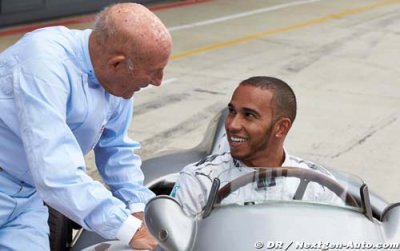 Sir Stirling Moss backs ‘fellow Mercedes driver’ Lewis Hamilton 