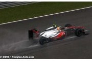 Free 2: Lewis Hamilton fastest as the rain continues at Silverstone