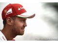 Vettel 'surprised' by Sepang crash reaction