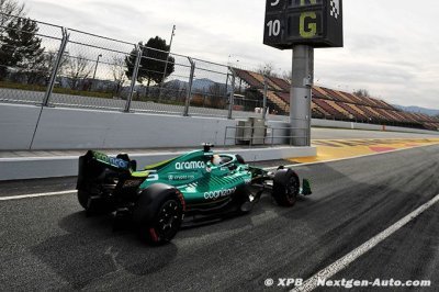 Aston Martin F1 a mal fini des essais bien commencés à Barcelone