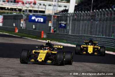 Renault F1 veut conclure avec ses 2 voitures dans le top 10